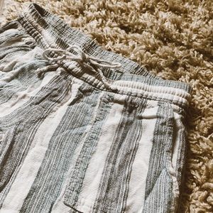 Small Blue and White striped pants